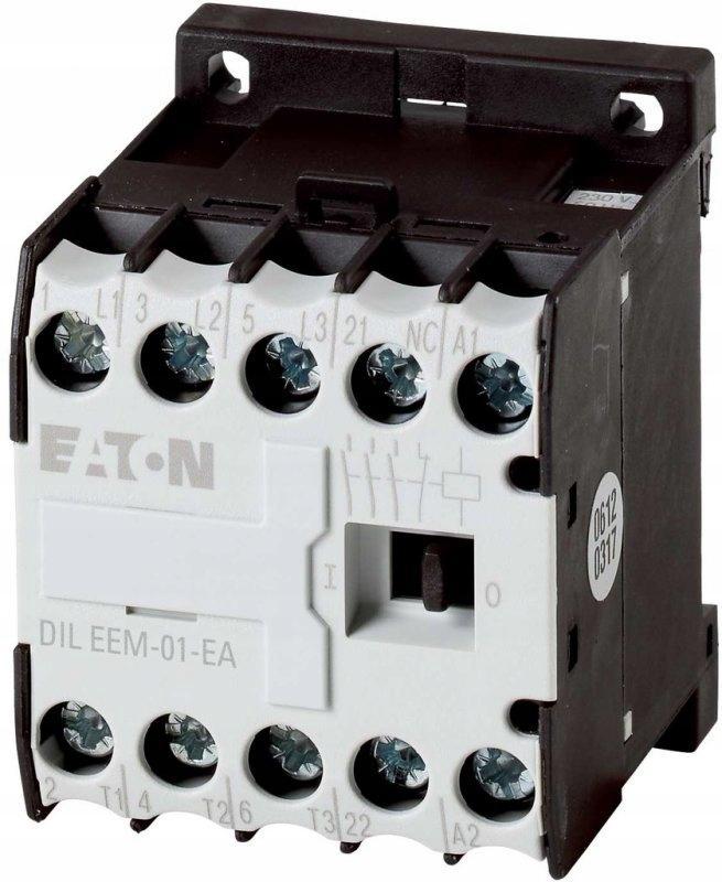 Stycznik miniaturowy, 3kW/400V, sterowanie 230VAC DILEEM-01-EA(230V50HZ,240