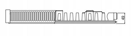 GRZEJNIK STAL. K11 500X600 -REP PROV