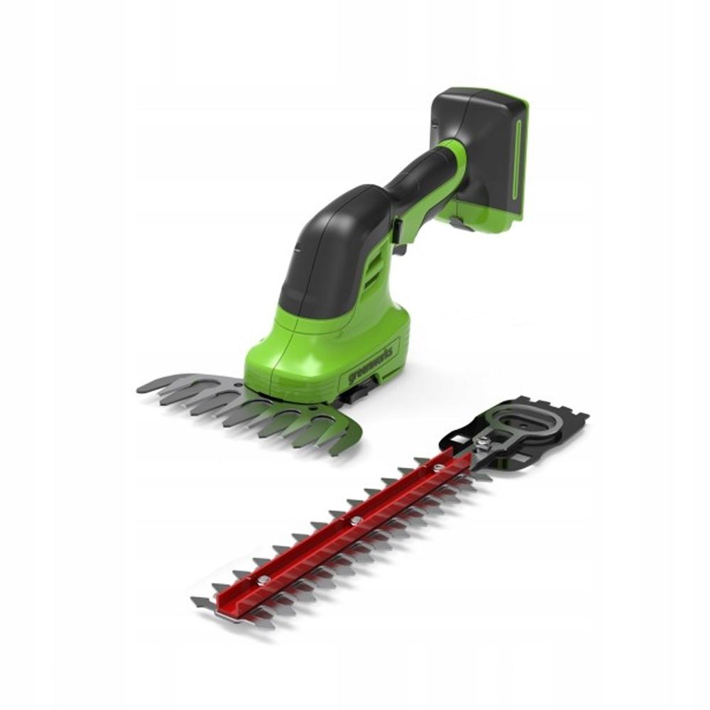 GREENWORKS Nożyce Do Trawy I Żywopłotów G24Shtk2 Ładowarka + Aku 2 Ah 24V