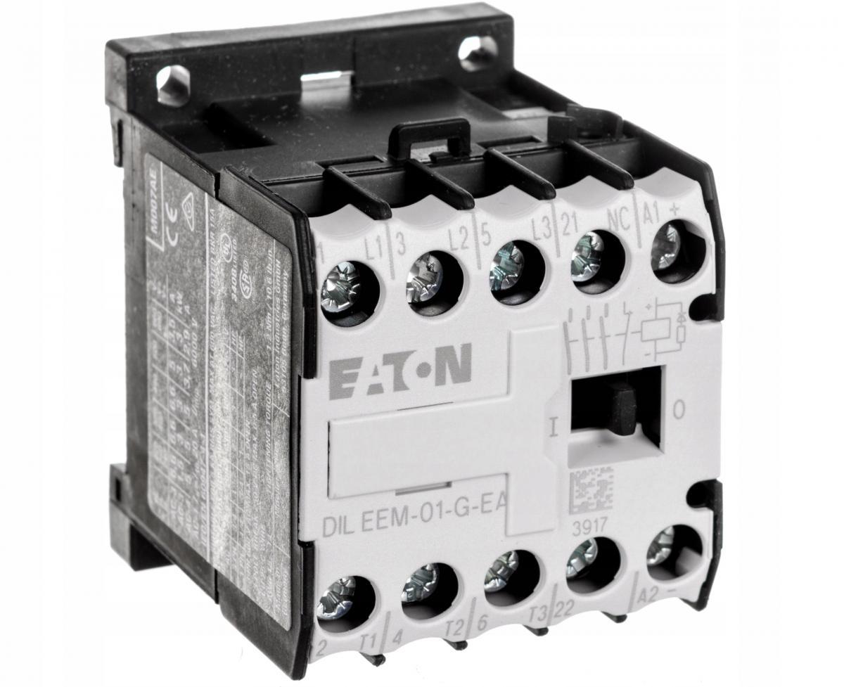Stycznik miniaturowy, 3kW/400V, sterowanie 24VDC DILEEM-01-G-EA(24VDC)