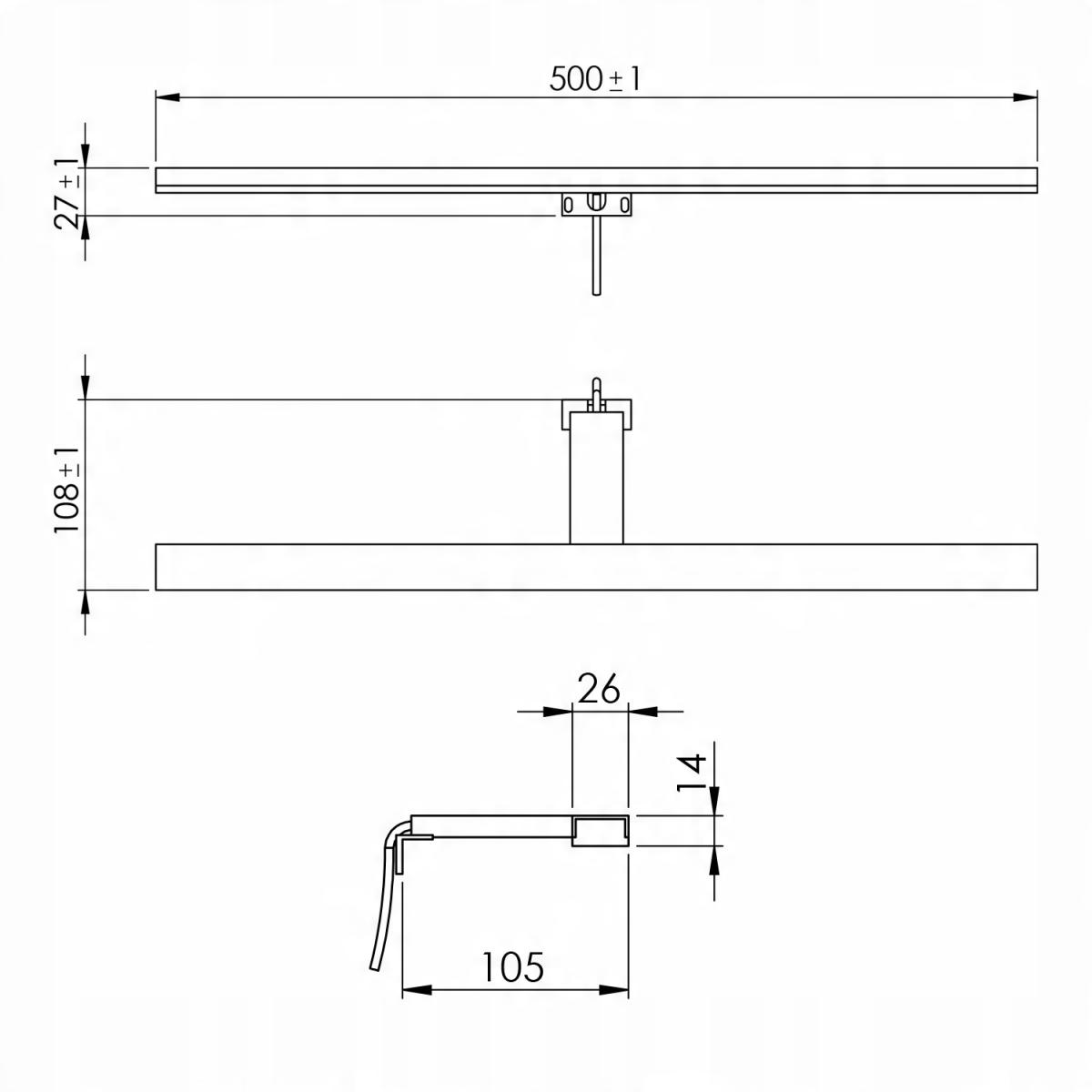 Kinkiet LED ESTHER 50 /IP44/ ELITA
