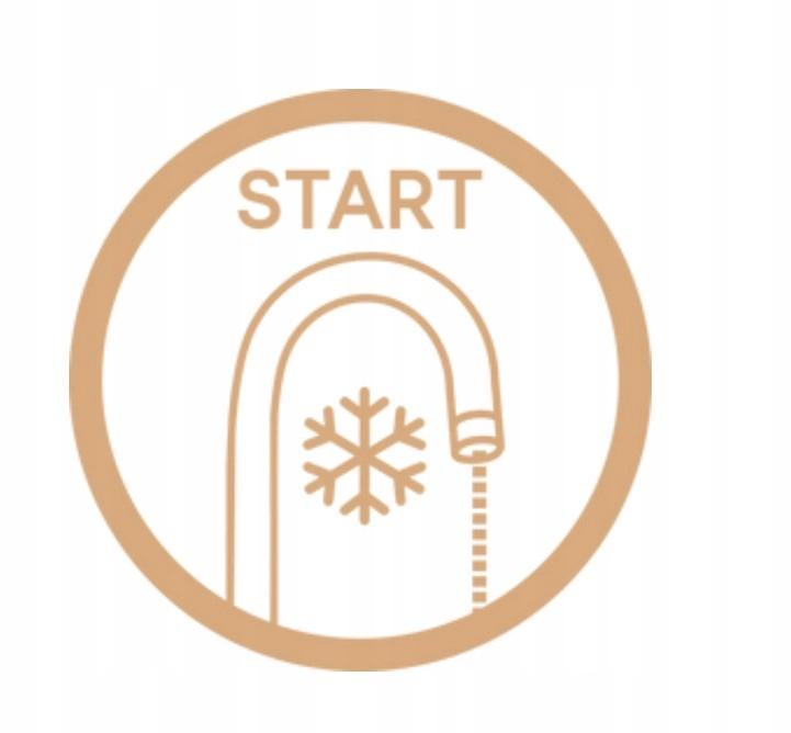 INVENA BATERIA ZLEWOZMYW LIGARIA Z ELAST WYLEWKĄ INVENA TREND, ZŁOTY