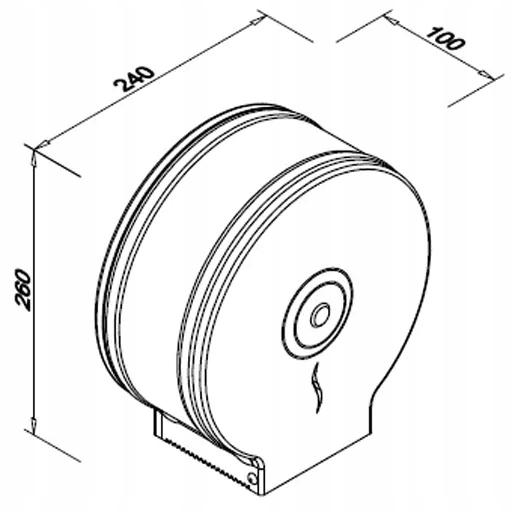 Pojemnik na papier toaletowy HIT