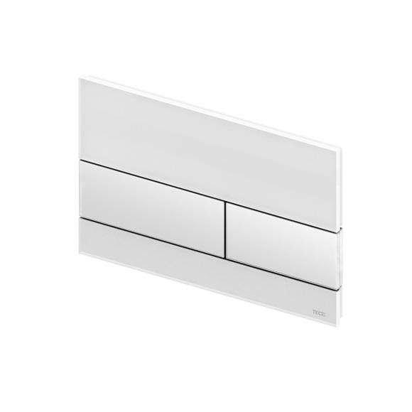 Przycisk spłukujący TECE square II podwójny do WC z metalu stal szczotkow