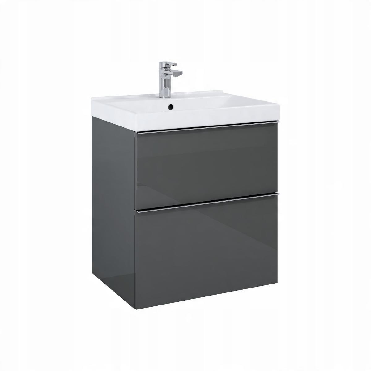 Szafka podumyw. LOOK 60x45cm Wisząca 2S Anthracite ELITA