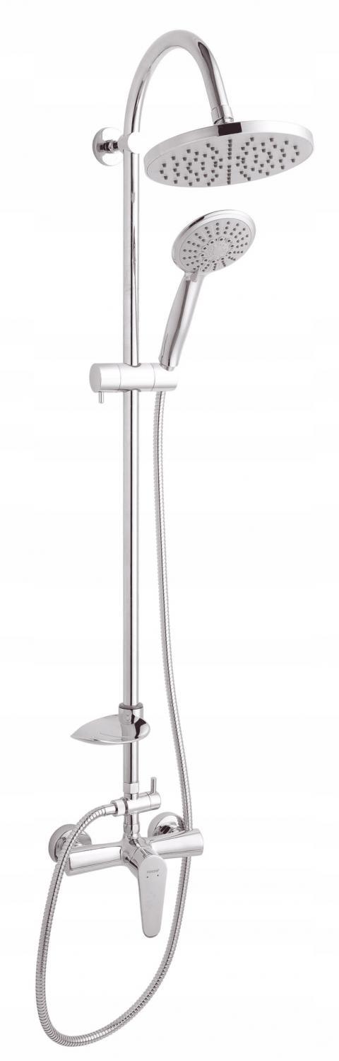 FERRO Zestaw prysznicowy Algeo NP71 z baterią BAG7U