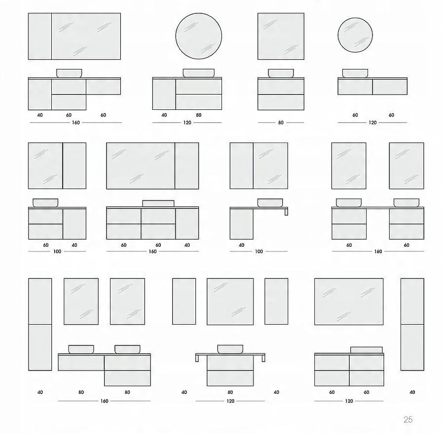 Szafka podumyw. LOOK 60x45cm Wisząca 2S White ELITA