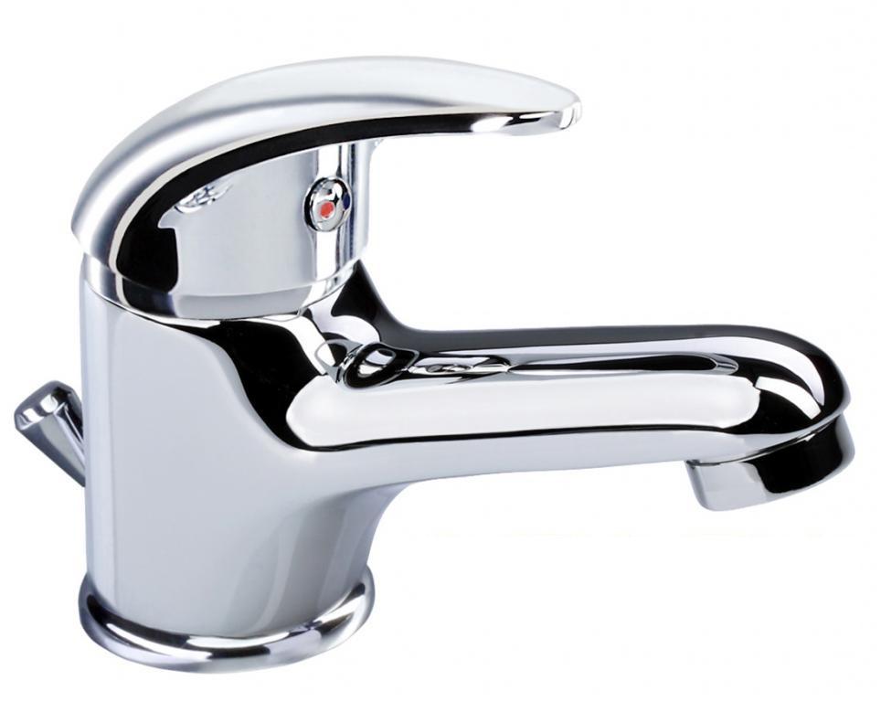 VALVEX Bateria umywalkowa Alba stojąca 1-otworowa z korkiem spustowym chrom