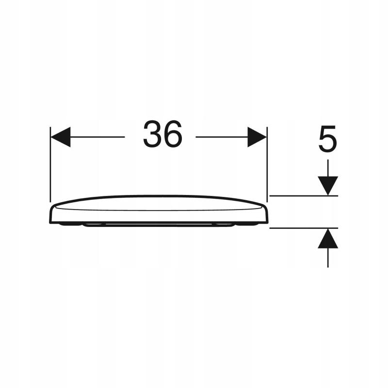 GEBERIT Deska sedesowa SELNOVA zachodząca pokrywa deski 500.331.01.1 48h