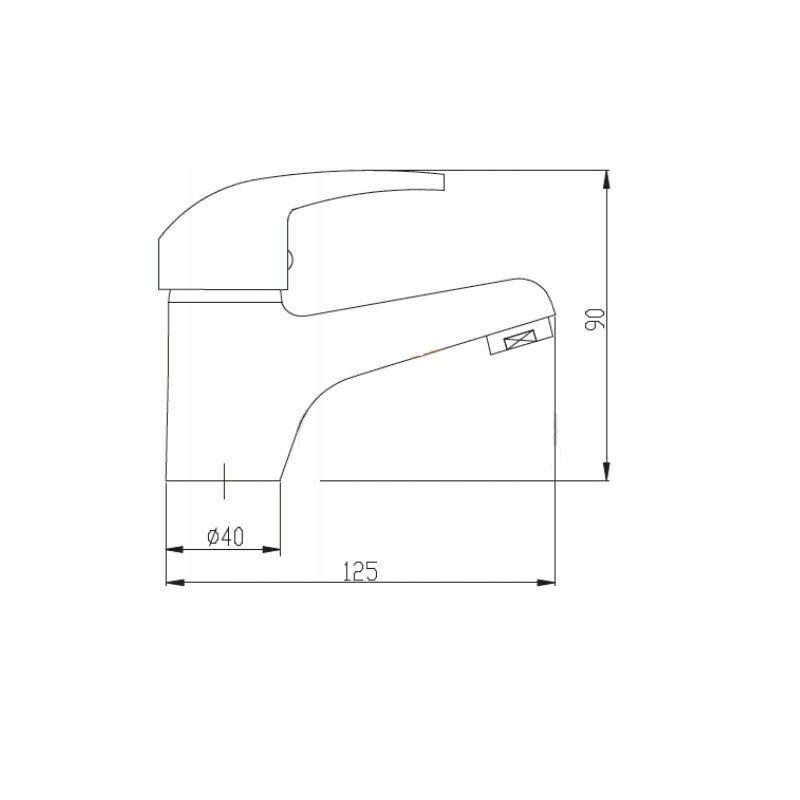 INVENA BATERIA UMYWALKOWA AVA NEW Z KORKIEM
