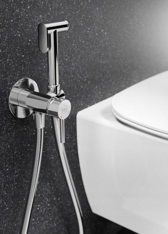 Bateria bidetowa podtynk ARMATURA KRAKÓW MOZA 1-otw. mosiężna czarna