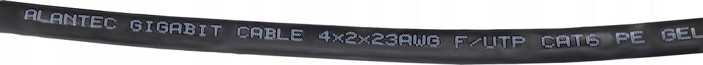 A-LAN Kabel sieciowy F/UTP kat.6 PE 4x2x23AWG 305m ZEWNĘTRZNY ŻELOWANY