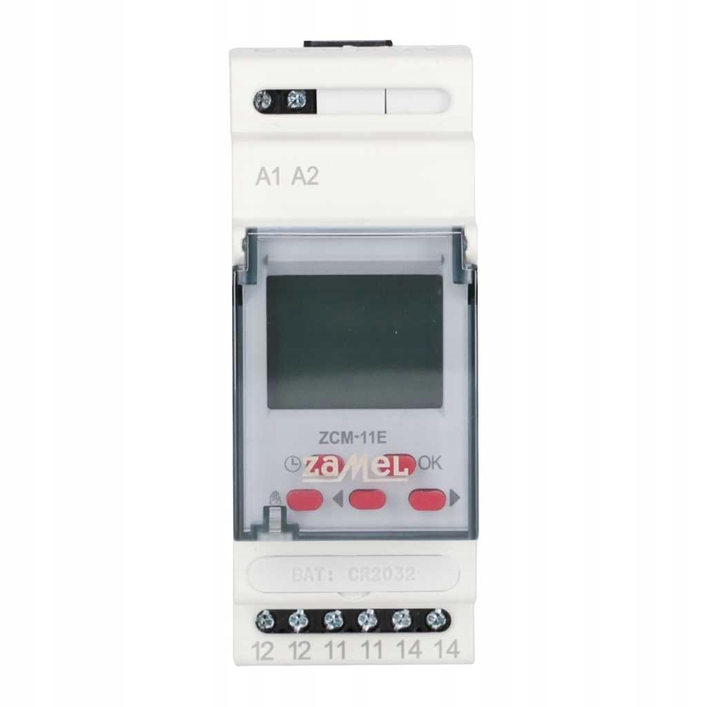 ZAMEL Programator czasowy 1-kanałowy, tygodniowy ECONO 230V AC ZCM-11E