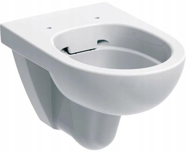 GEBERIT Miska wisząca WC Selnova, lejowa, B35.5 cm, H34 cm, T53 cm, Rimfree