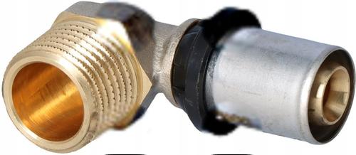 Kolano podłączeniowe PURMO CLEVERFIT z gwintem zewnetrznym 16x1/2 GZ