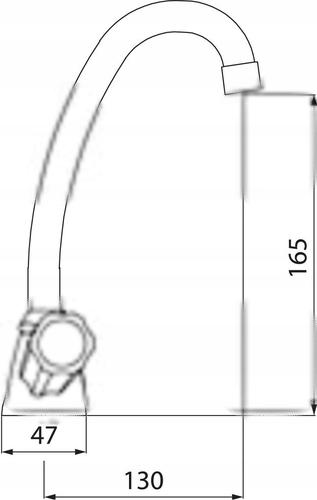 FERRO Bateria umywalkowa Standard stojąca, chrom