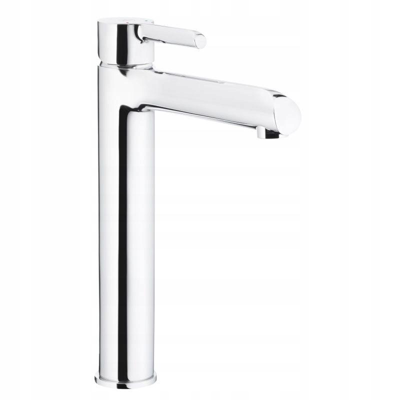 Bateria umywalkowa stojąca nablatowa ARMATURA KRAKÓW MOKAIT 1-otw. czarna