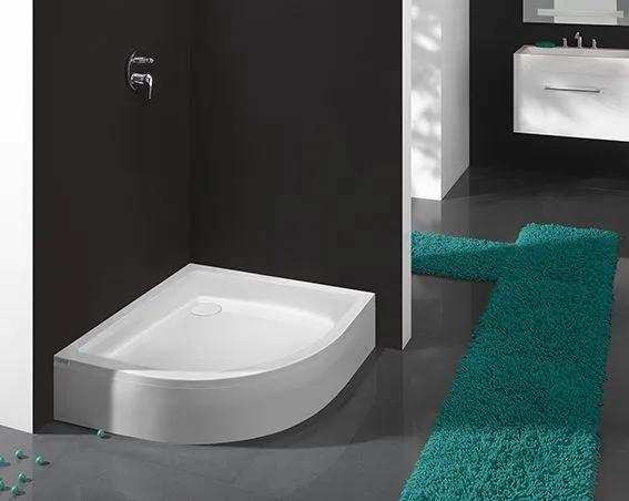 Brodzik akrylowy półokrągły SANPLAST Free Line BP/FREE 90x90x9+STB biały