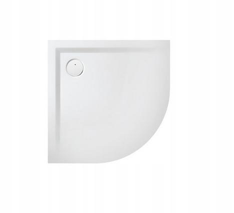 Brodzik min półokrągły SANPLAST Space Mineral BP-M/SPACE 90x90x1,5 biały