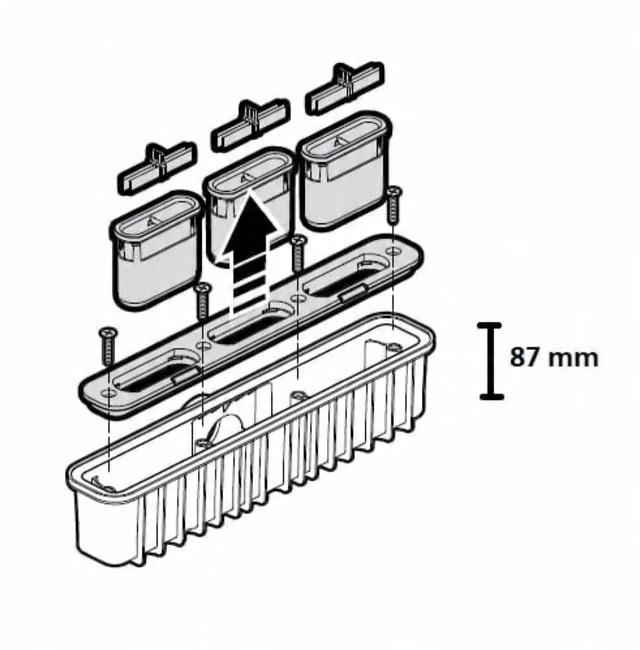 Syfon brodzikowy PYROS wys. 87mm (0,53l/min) ROCA