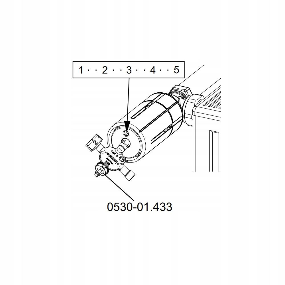 Głowica termostatyczna IMI HEIMEIER HALO-B M30x1.5 Blokada nastawy 48h