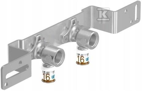 Uponor S-Press PLUS kolano naścienne zest. 80mm 16-Rp1/2FT