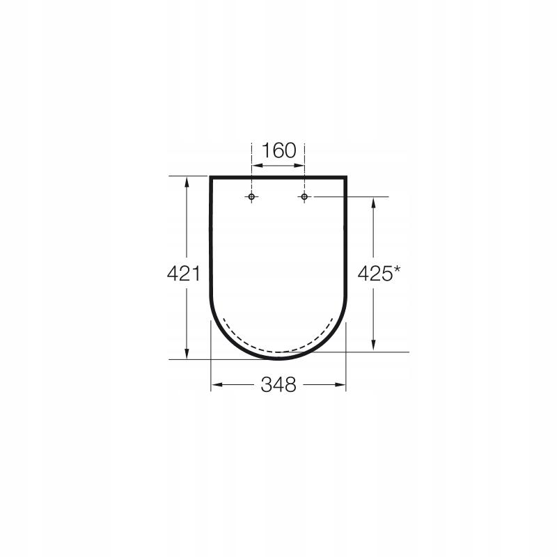 Deska WC VICTORIA Wolnoopadająca Supralit Biały ROCA[5]