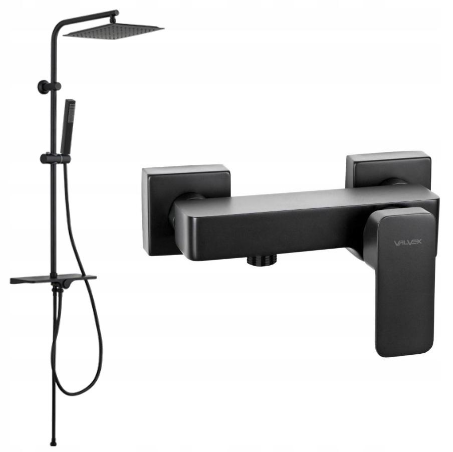 Bateria prysznicowa Loft Black, Black mat