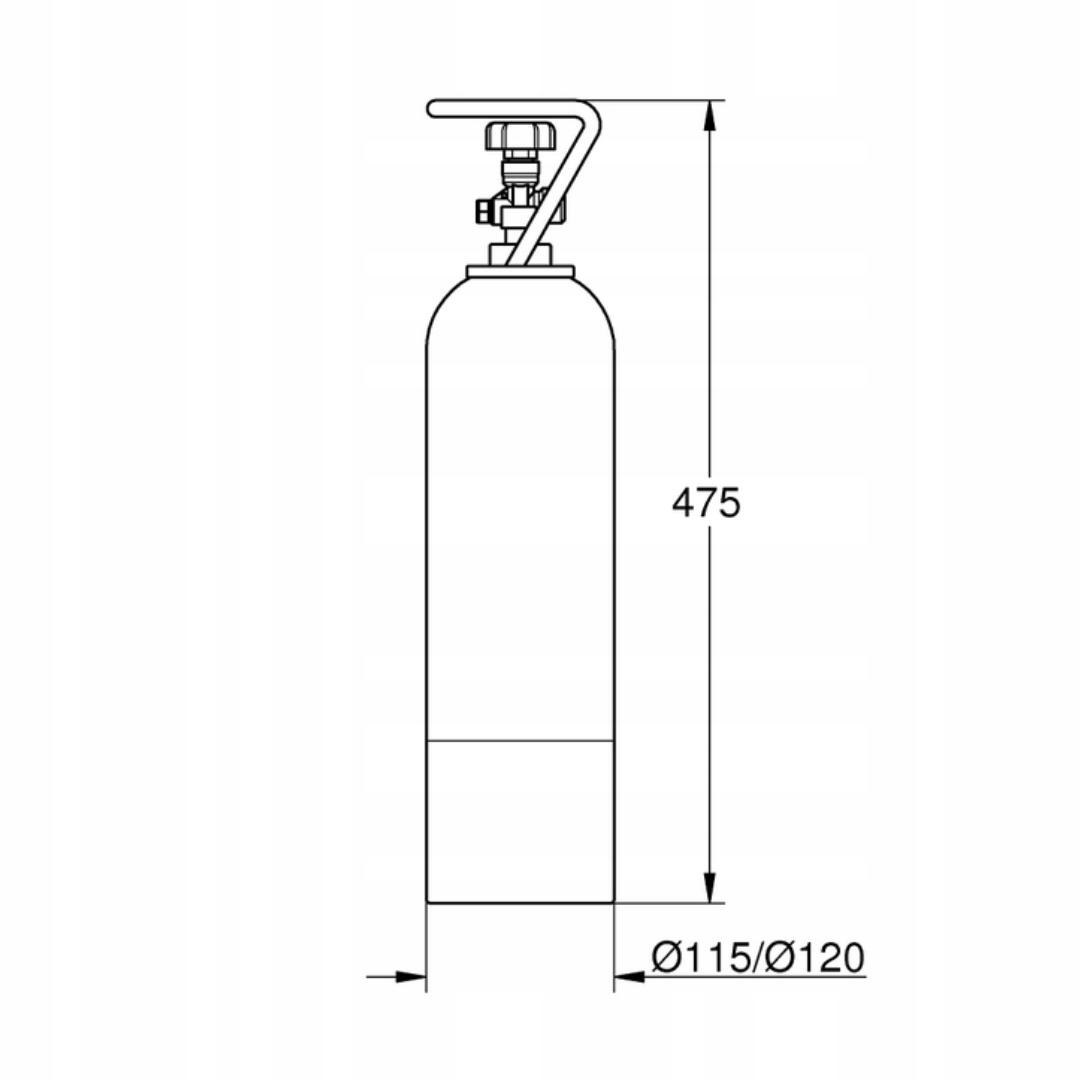 GROHE Zestaw startowy butla z CO2 GROHE Blue