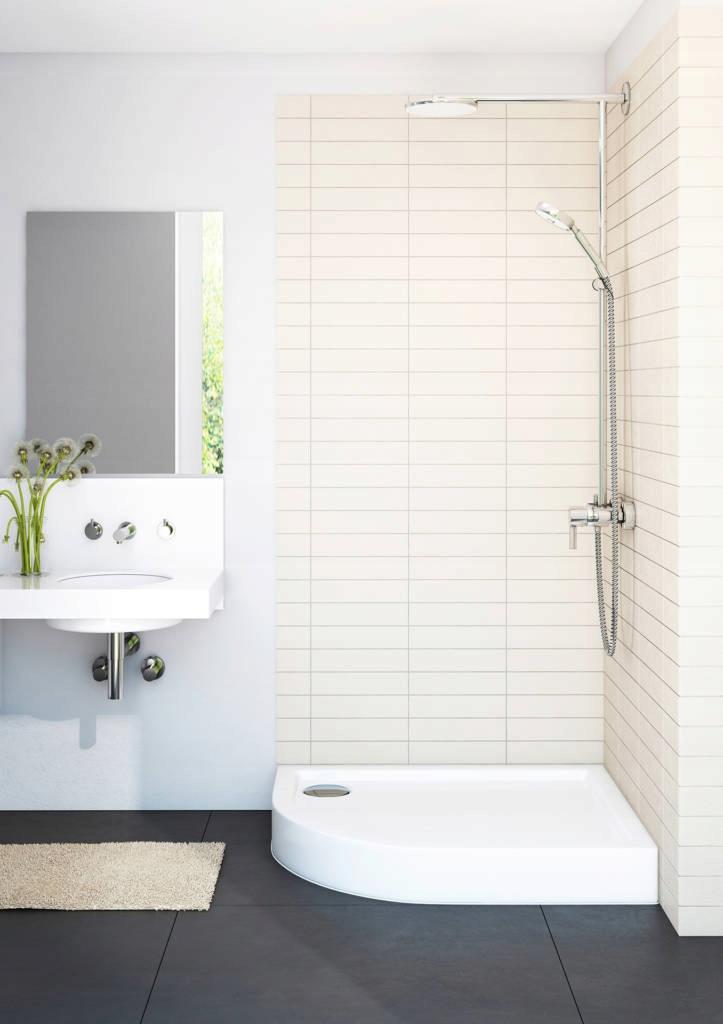 SCHEDPOL Brodzik akrylowy Competia z podbudową Stabilsound Plus 90x120x14cm