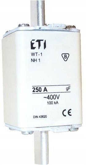 ETI Wkładka topikowa przemysłowa szybka NH1/WT-1 gF 80A/500V
