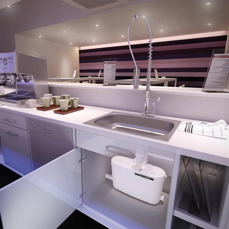 Pompa SFA Saniaccess 4 do kuchni i łazienki (3 wloty) dostęp serwisowy 48h