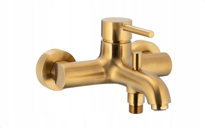 Bateria wannowa ścienna ARMATURA KRAKÓW TANZANIT 2-otw mosiężna chrom