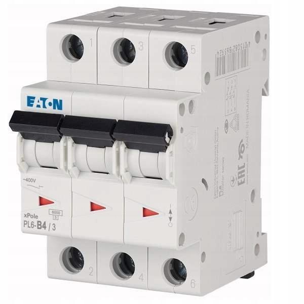 EATON Wyłącznik nadprądowy 6kA PL6-B4/3