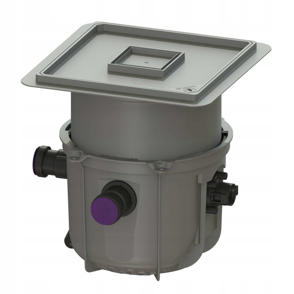 Przepompownia wody brudnej Minilift do zabudowy z pokrywą pod płytki (S)