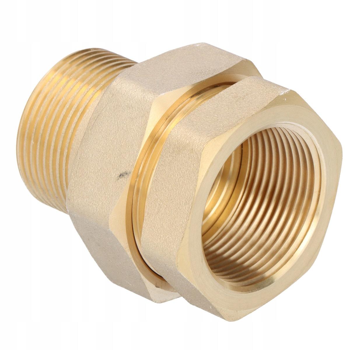 Śrubunek Twist prosty krótki 1 1/4 o-ring mosiadz