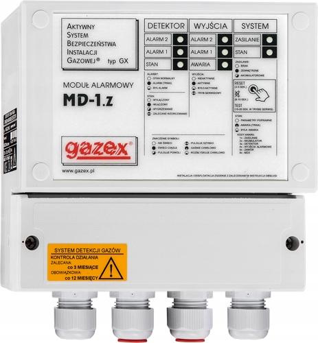 Moduł sterujący MD-1.Z 1 wej.,zasilanie 230V z automat.podtrzymaniem (ok.1h