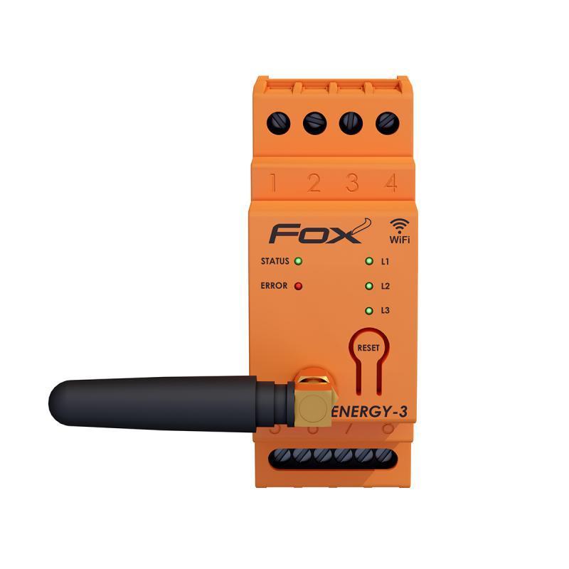 F&F 3-fazowy monitor zużycia energii wi-fi ENERGY 3 FOX F&F