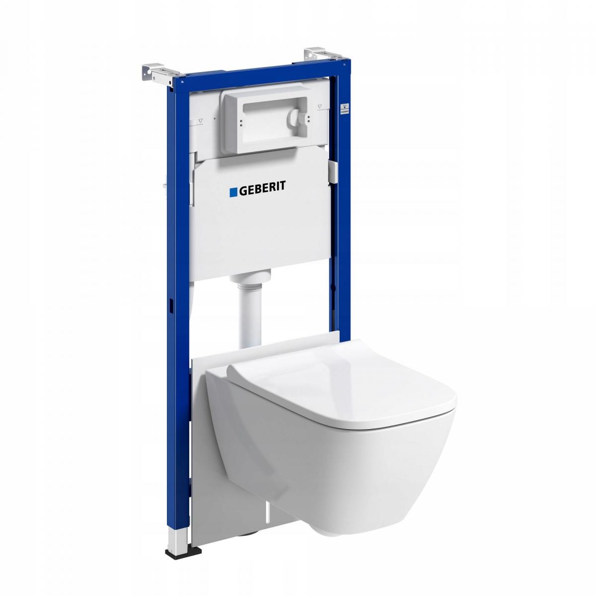 GEBERIT Zestaw stelażowy Duofix Basic Smyle Square