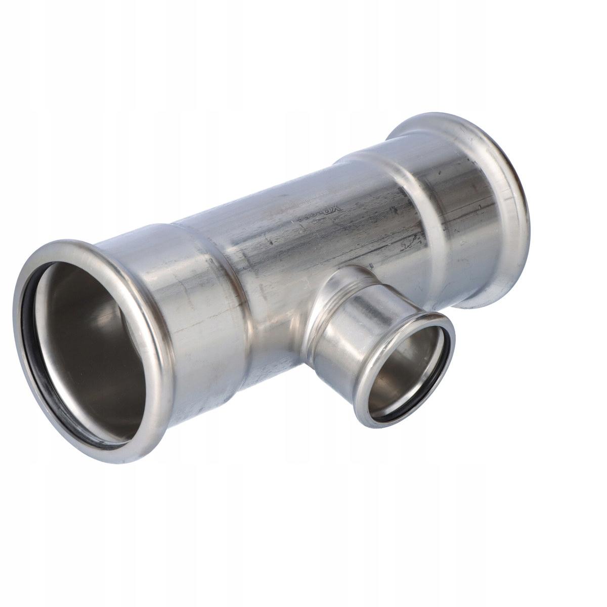 KAN-therm Trójnik redukcyjny Inox - 88.9/54/88.9