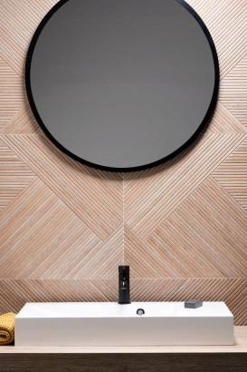 Bateria umywalkowa stojąca ARMATURA KRAKÓW MOZA 1ot mosiężna złota szczotk