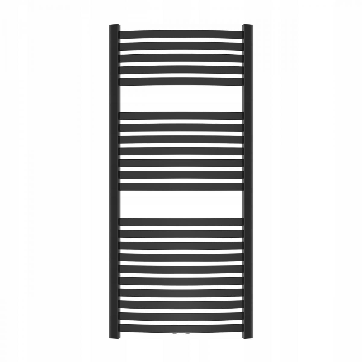 INVENA GRZEJNIK ŁAZ. 540X1200 + KPL. DUOPLEX + MASKOWNICA PODW. - CZARNY