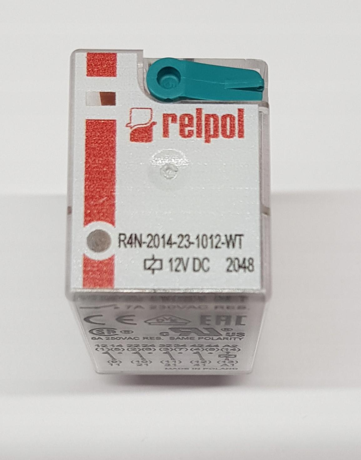RELPOL Przekaźnik elektromagnetyczny, przemysłowy R4N-2014-23-1012-WT