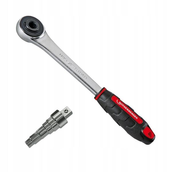 Klucz stopniowy z grzechotką do instalacji grzewczych ROTHENBERG UNI