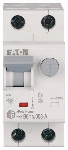EATON Wyłącznik kombinowany 6kA typ A HNB-B6/1N/003-A