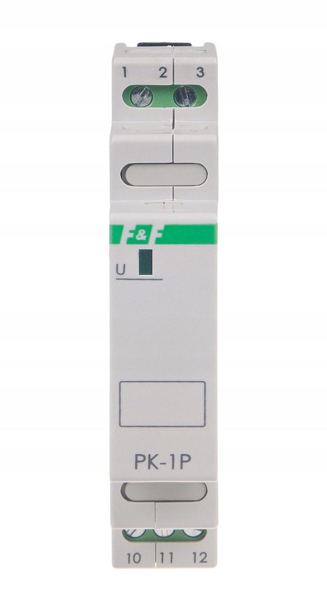 F&F Przekaźnik elektromagnetyczny PK-1P 230V AC, styk: 1P I=16A, 1 moduł