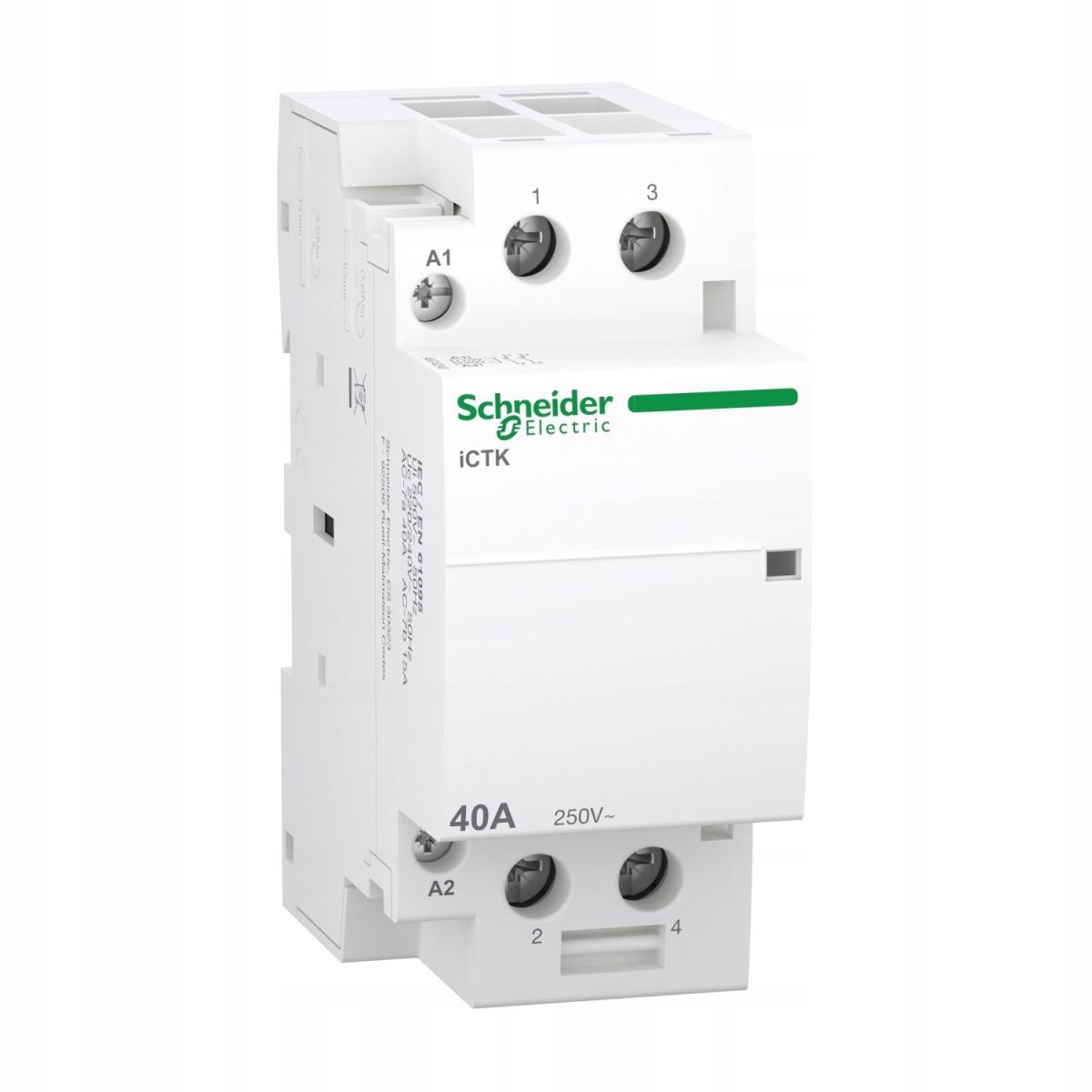 Stycznik modułowy, Acti9 iCTK50-40-20-230 40A 2NO 50Hz 220/240 VAC, bez moż