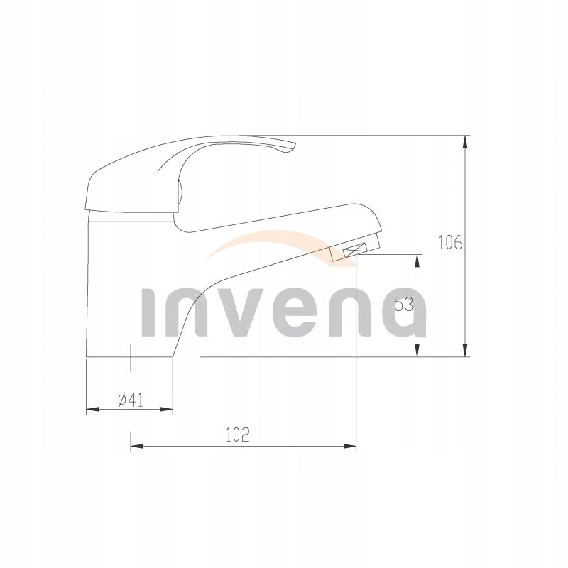 Bateria umywalkowa INVENA MITRIS 48h