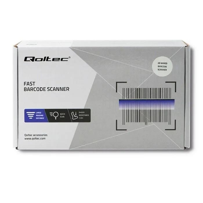 QOLTEC Czytnik kodów 1D i 2D, USB, 50863