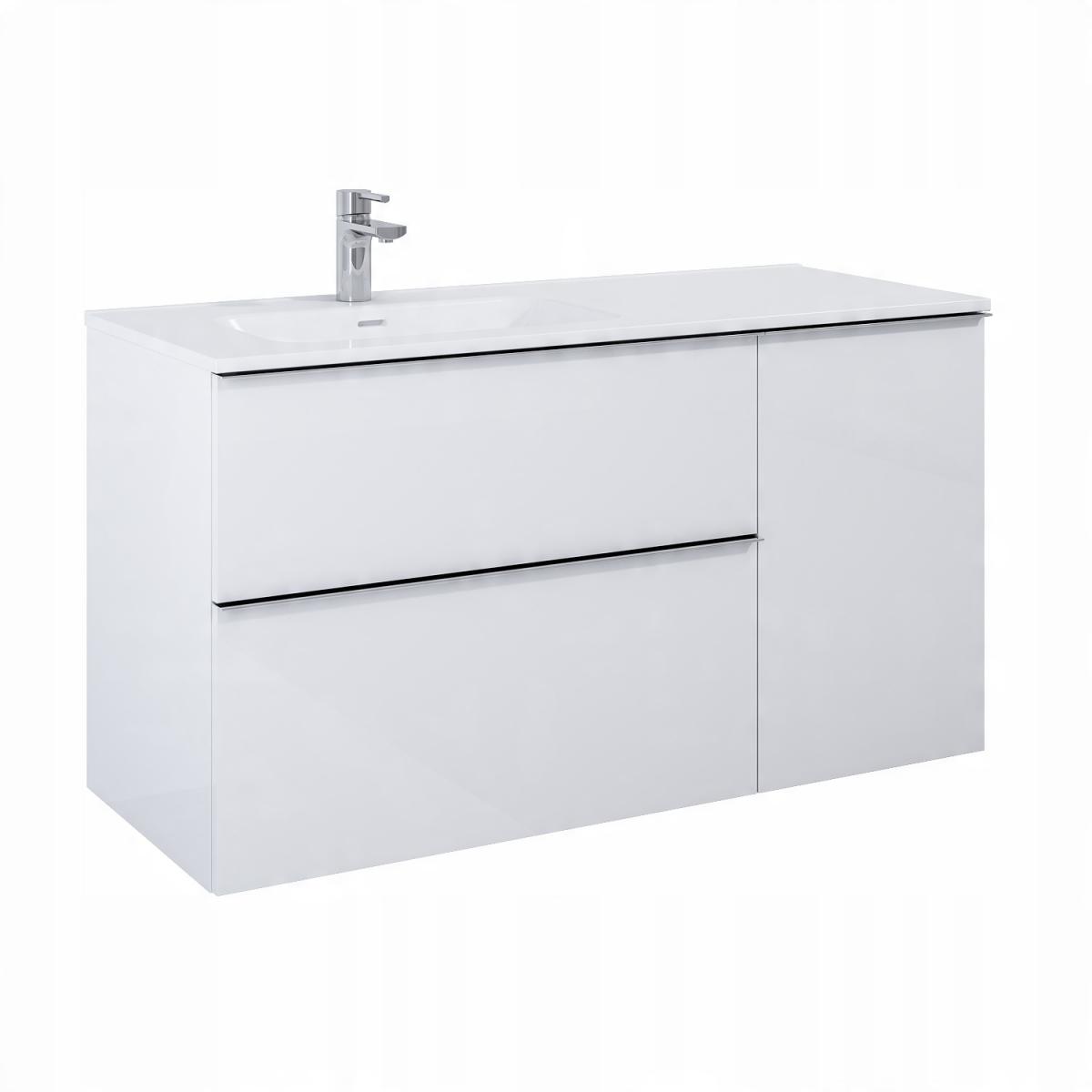 Szafka podumyw. LOOK 80x45cm Wisząca 2S White Matt ELITA